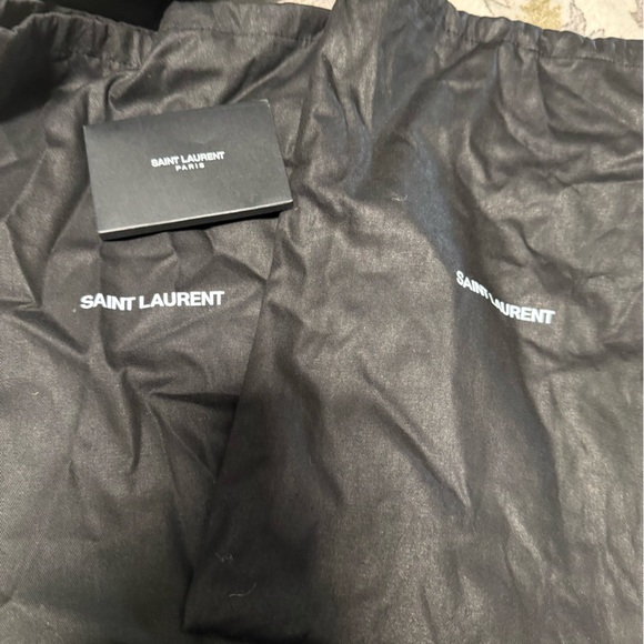 YSL Vitello Marilyn Opium 110 Black Leather Heels - Picture 7 of 7